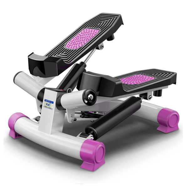 Stepper Mini Pédalier Portable - Exercice Jambes, Fesses Et Cuisses - Pour Sous Le Bureau, Fitness à La Maison - Gris